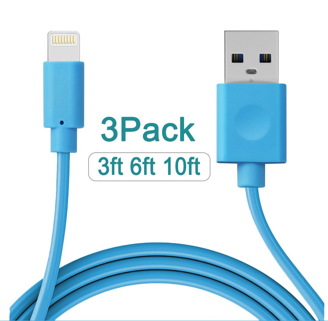 IPhone Charger, Xcable Nylon Braided Apple Lightning Cable USB Sync