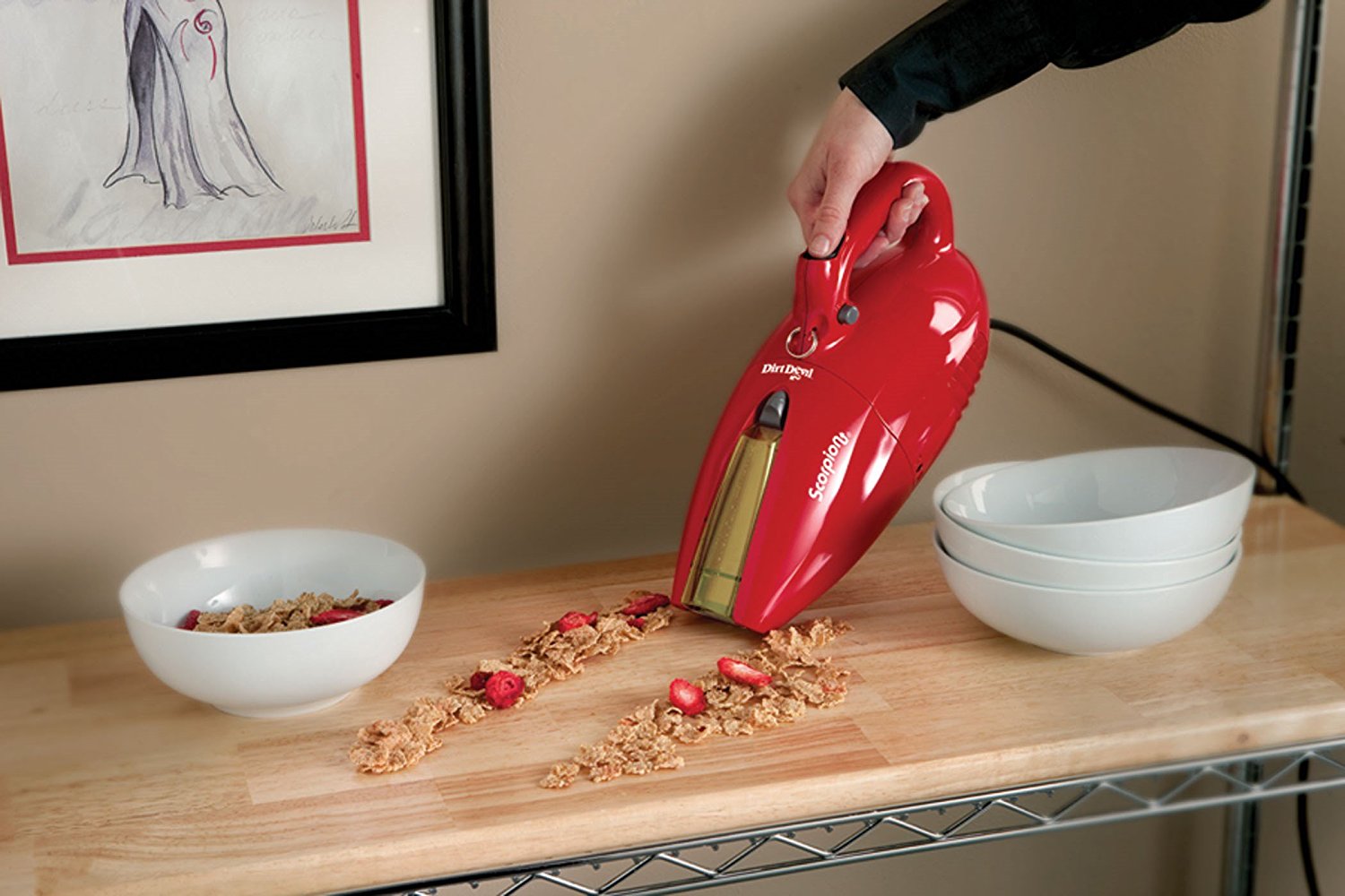 Dirt Devil Hand Vacuum Cleaner Scorpion Quick Flip Corded Bagless