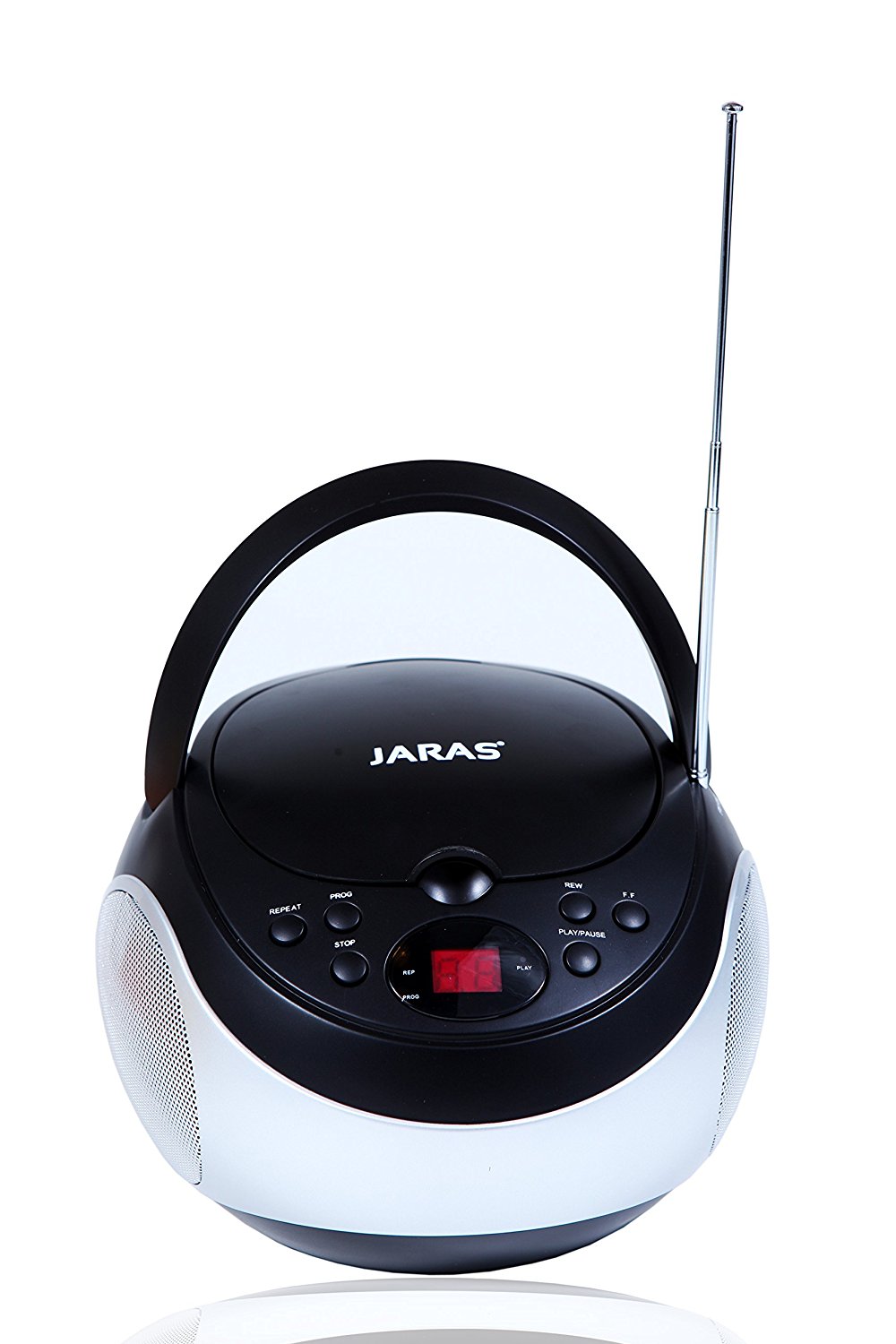Jaras JJBox89 Sport Portable Stereo CD Player with AM/FM Stereo Radio