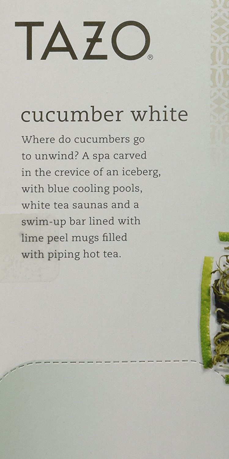 Tazo Cucumber White 20 Bags N6 free image download