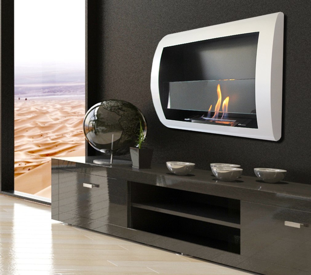 * Fall Sale * Charleston Luxury Matte White Metal Wall Mount Ventless