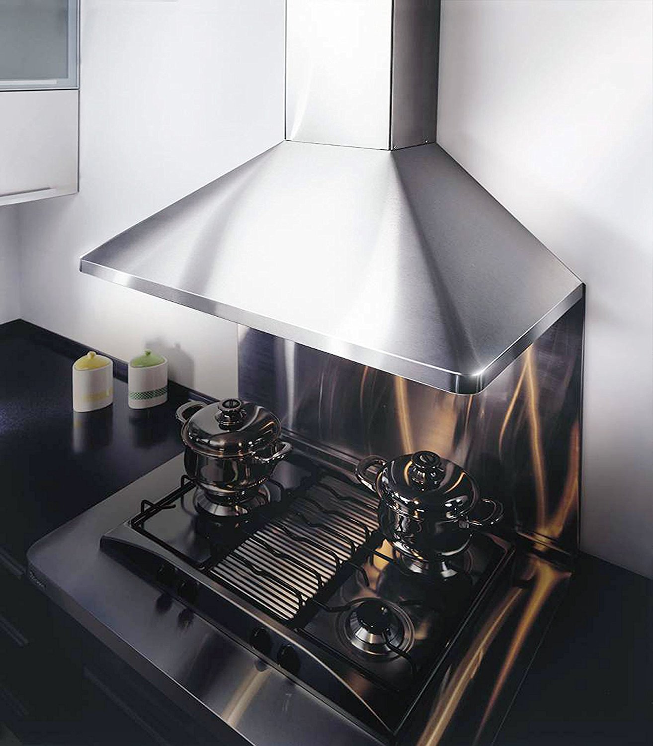 KOBE Range Hoods RAX9430SQB1 Brillia Wall Mount Range Hood 680 CFM