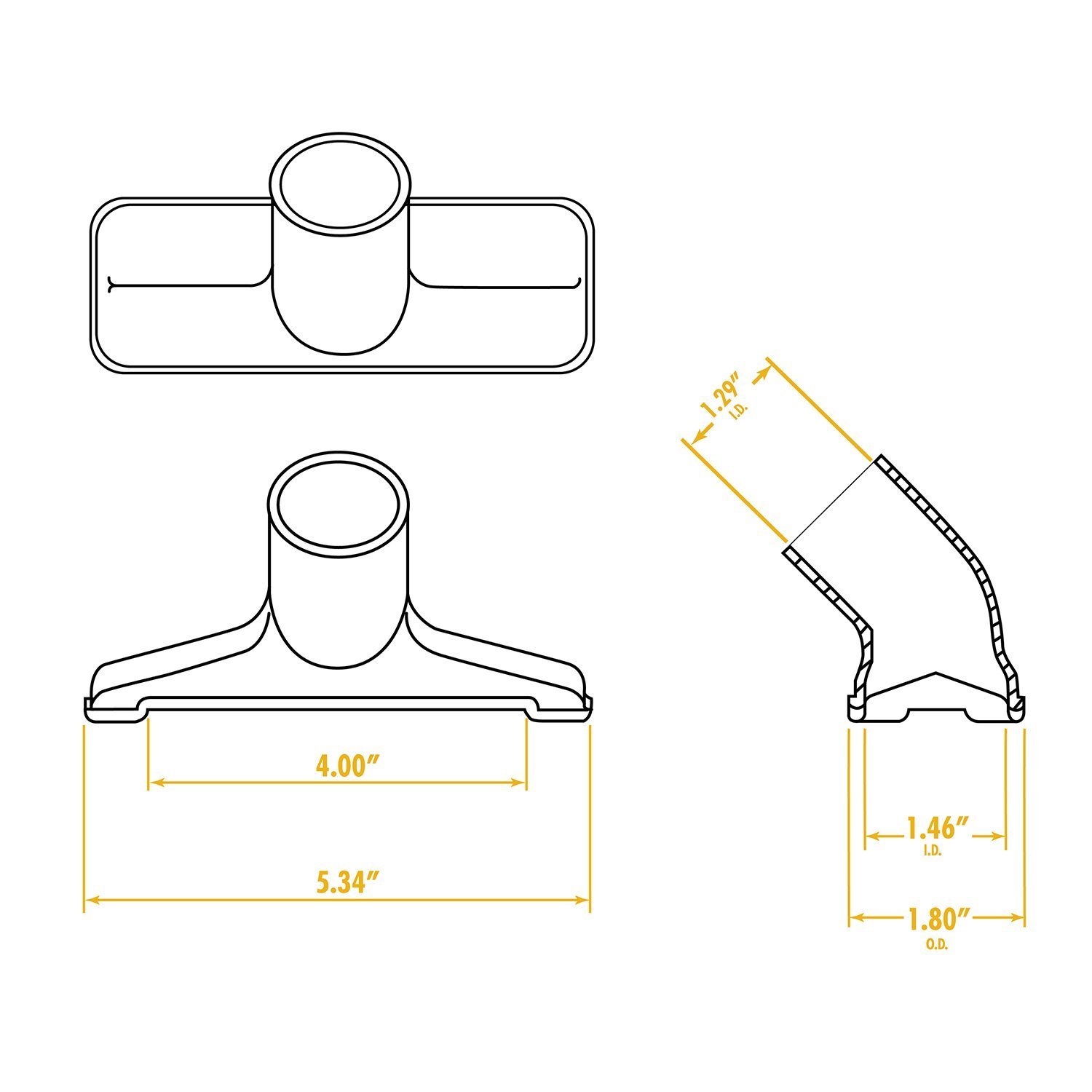 Wet Dry Vacuum Accessories WS25009A 21/2Inch Utility Nozzle