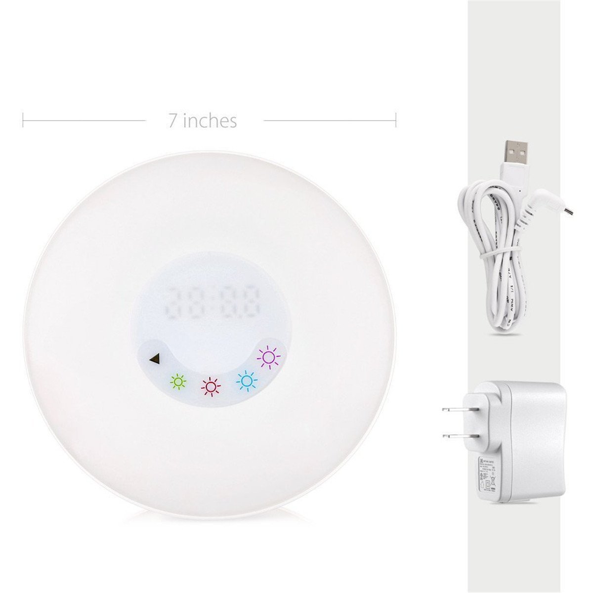 Seetru WakeUp Sunrise Simulation Alarm Clock Night Light Bedside Mood