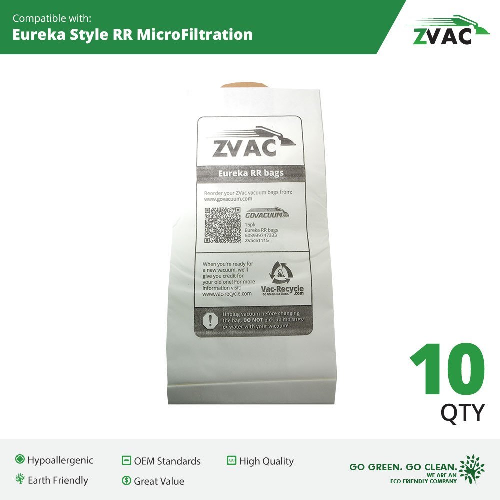 Eureka Style RR MicroFiltration Premium Vacuum Bags; Fits Eureka Ultra