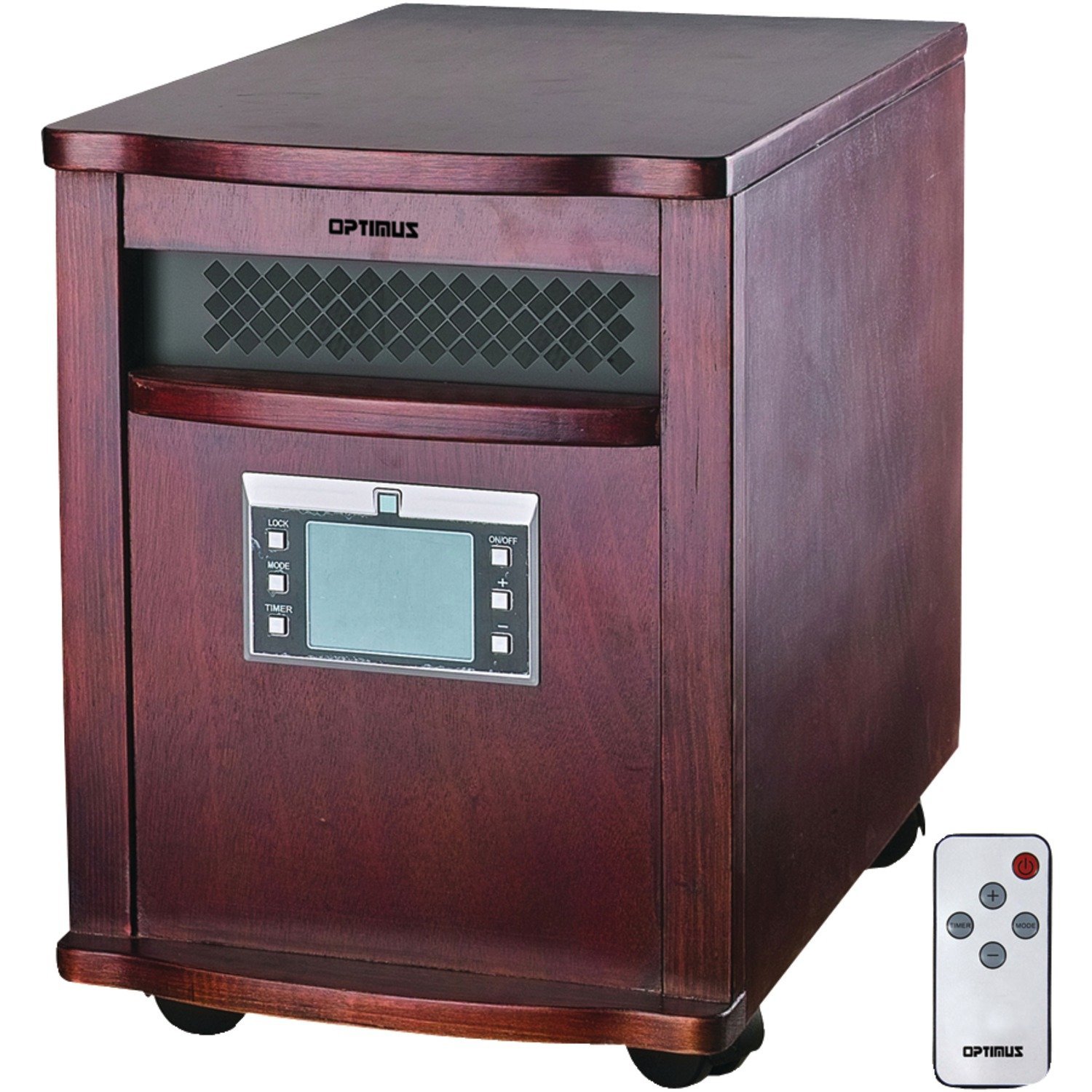 Optimus H8010 Infrared Quartz Heater with Remote Control free image