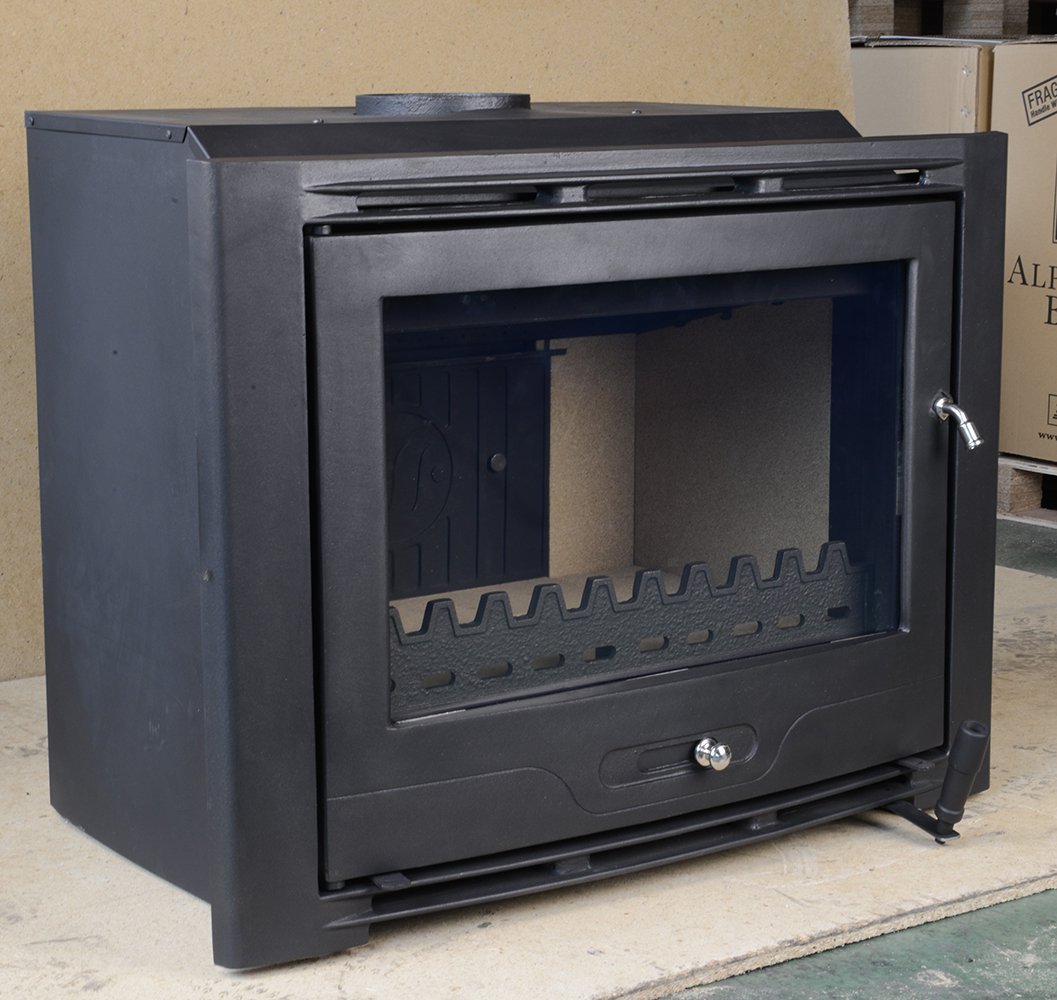 HiFlame Wood Burning Fireplace Insert HF577IU7 Paint Black N3 free