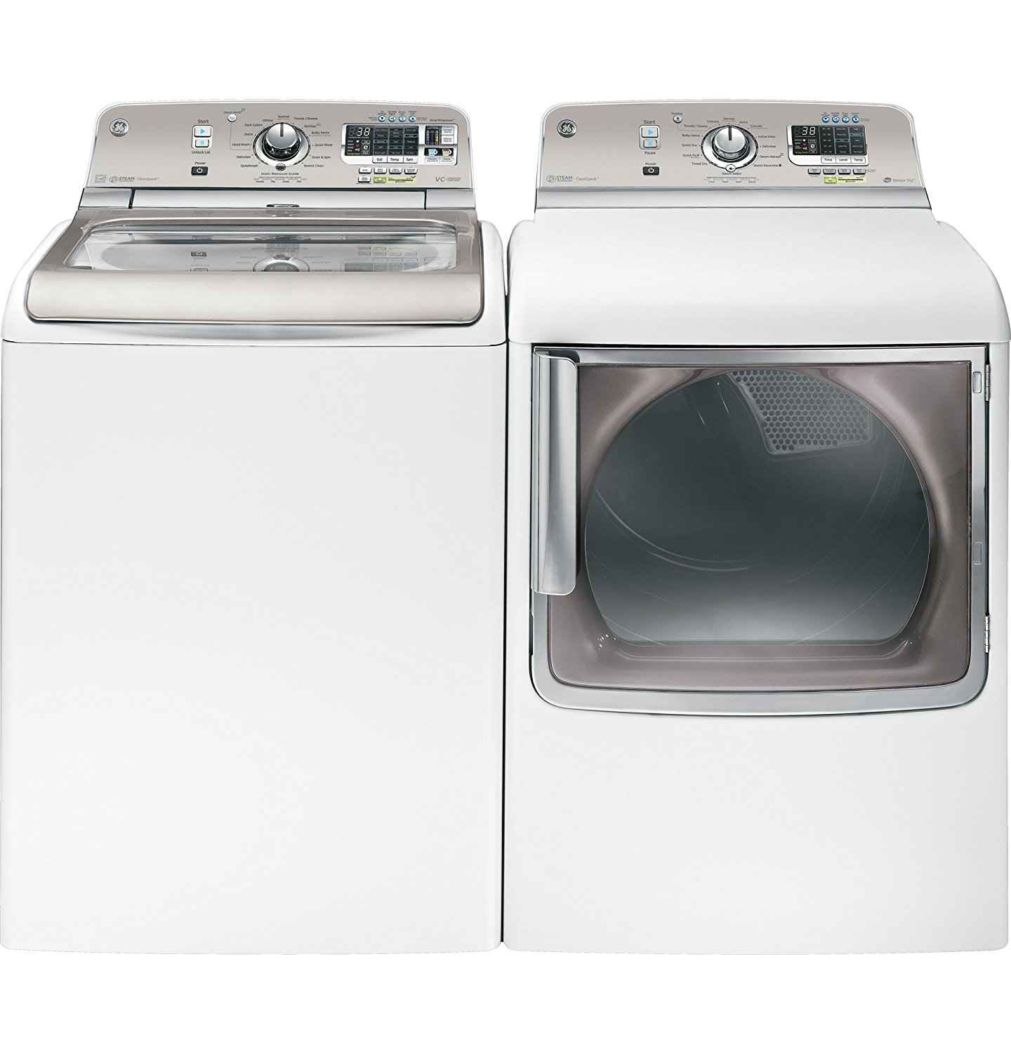 GE GTDS850GDWS 7.8 Cu. Ft. White With Steam Cycle Gas Front Load Dryer