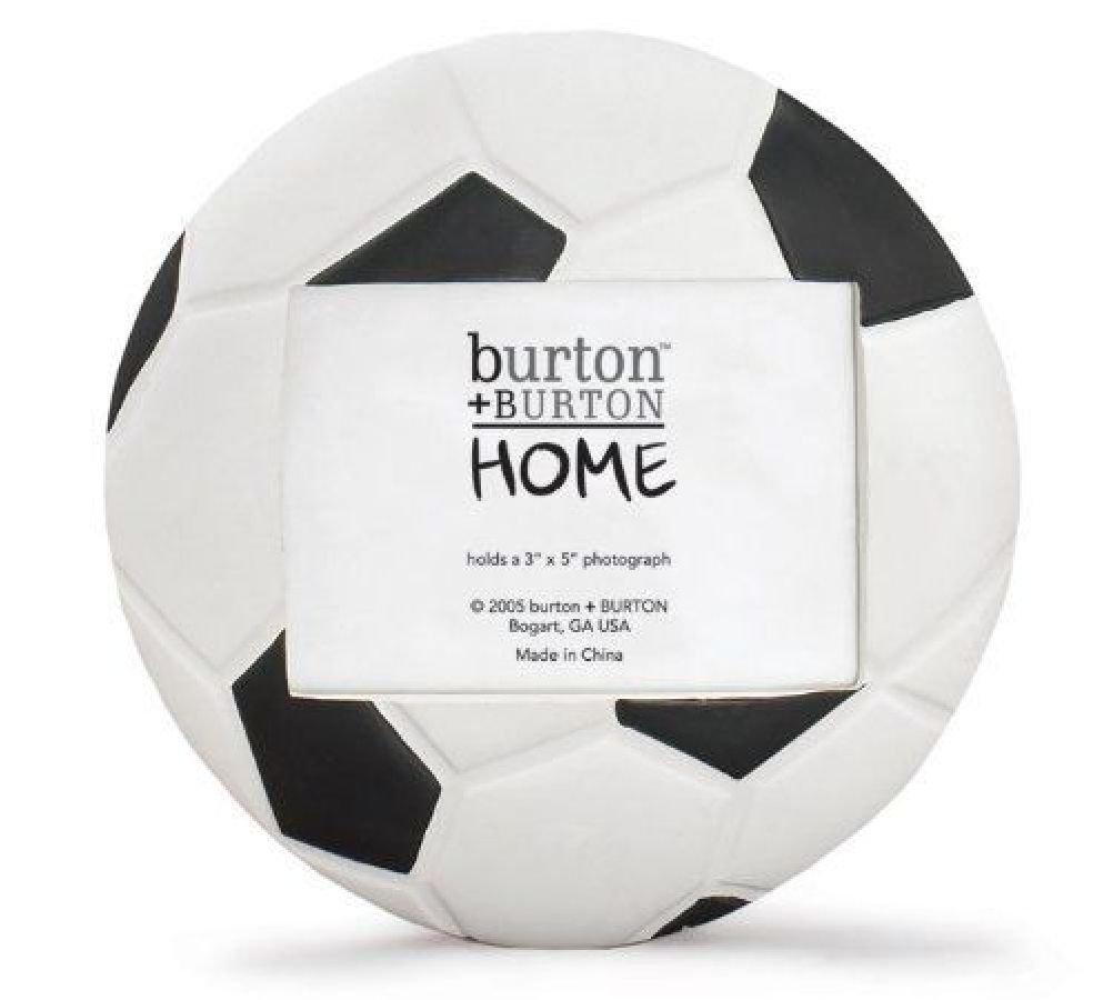 Soccer Ball (Football) Shaped Picture Frame Perfect for Sports Team