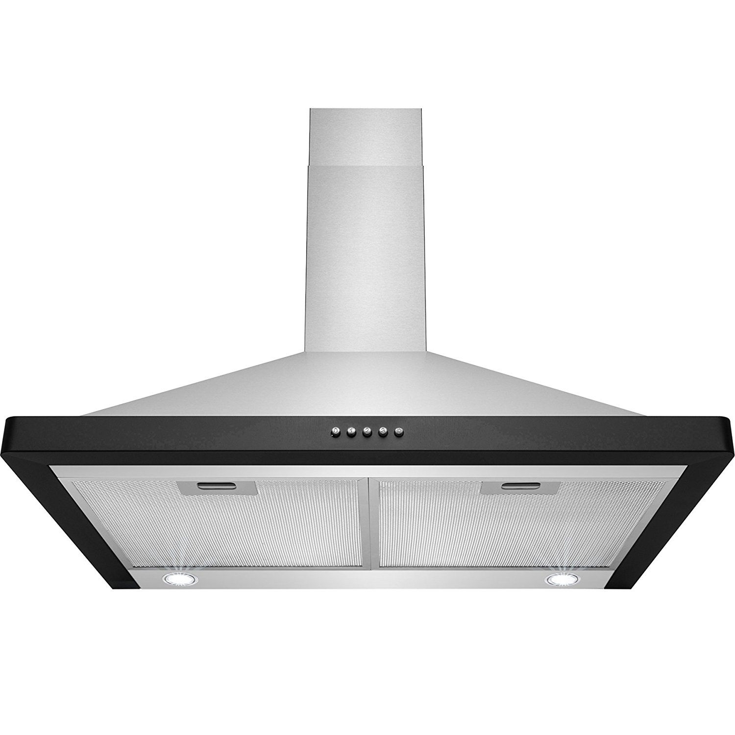 Perfetto Kitchen and Bath 30" Convertible Wall Mount Range Hood in