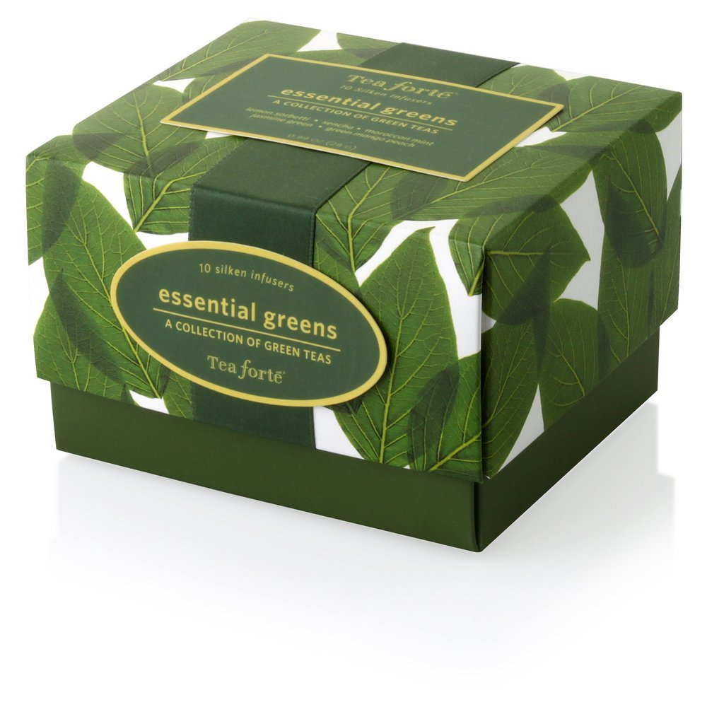 Tea Forté Petite Presentation Box Sampler with 10 Handcrafted Pyramid