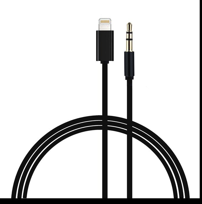 3.5 mm Male to Lightning Aux Stereo Audio Cable, Amavasion Male 3.5mm