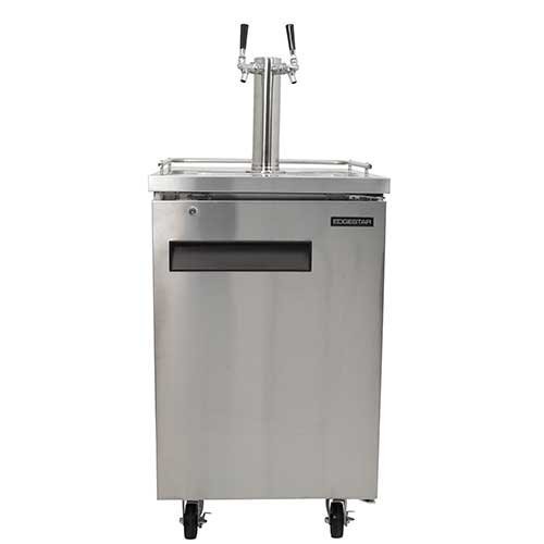 EdgeStar Dual Faucet Direct Draw Beverage Dispenser Stainless Steel