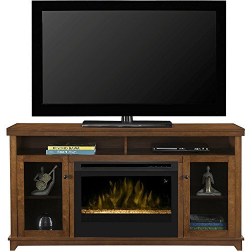 Dimplex Dupont Electric Fireplace & Entertainment Center Glass Embers