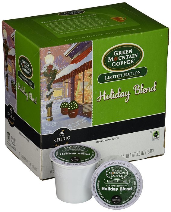Green Mountain Coffee Holiday Blend Keurig 2.0 KCup Pack, 18 Count