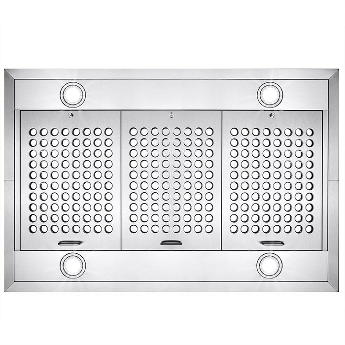 Golden Vantage 36" Stainless Steel Island Mount LED Display Touch