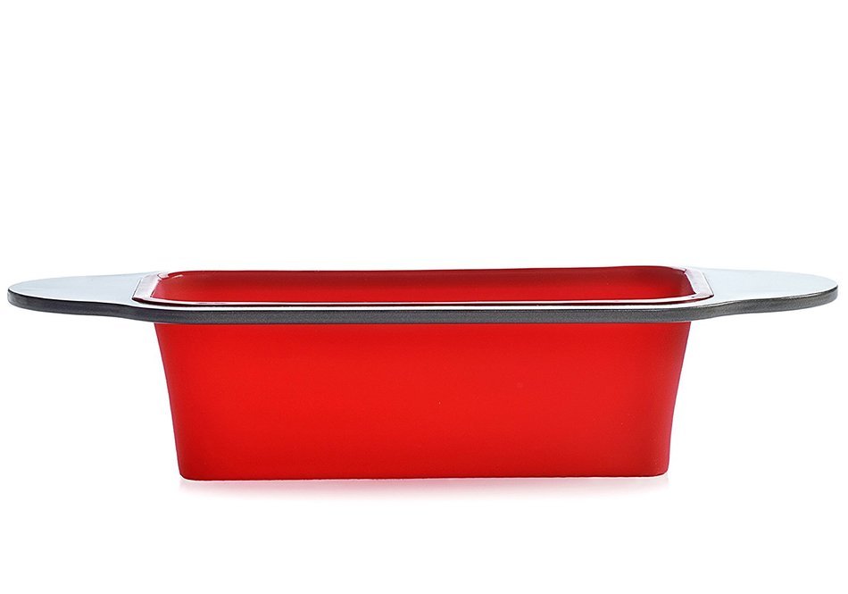 Meatloaf and Bread Pan Gourmet NonStick Silicone Loaf Pan by Boxiki