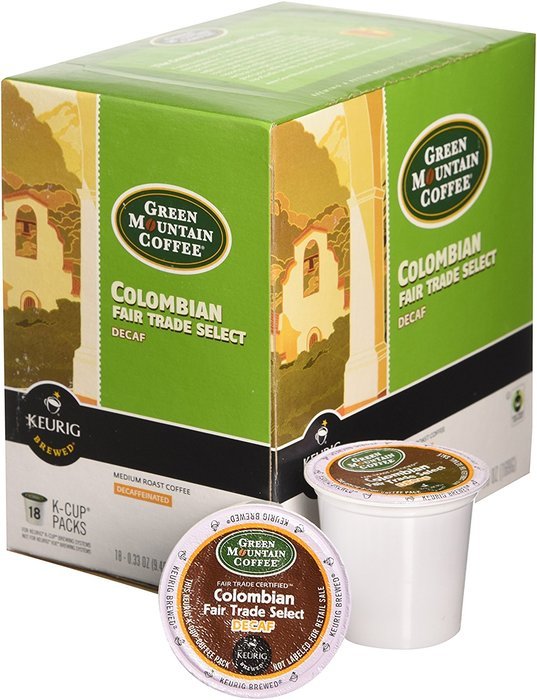 Green Mountain Columbian Fair Trade Select Medium Roast Decaf Coffee