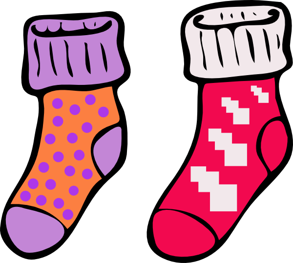 Crazy Sock Day Clip Art free image download