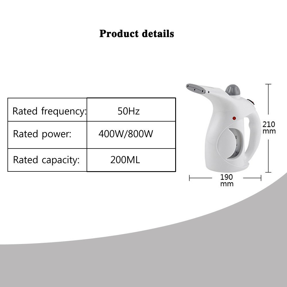 Handheld Garment Steamer Fabric Steamer Facial Steamer Househould Vapor