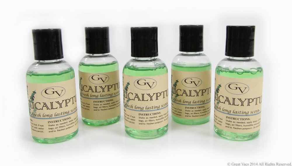 5 Pack Eucalyptus vacuum fragrance scents for Rainbow, Rainmate