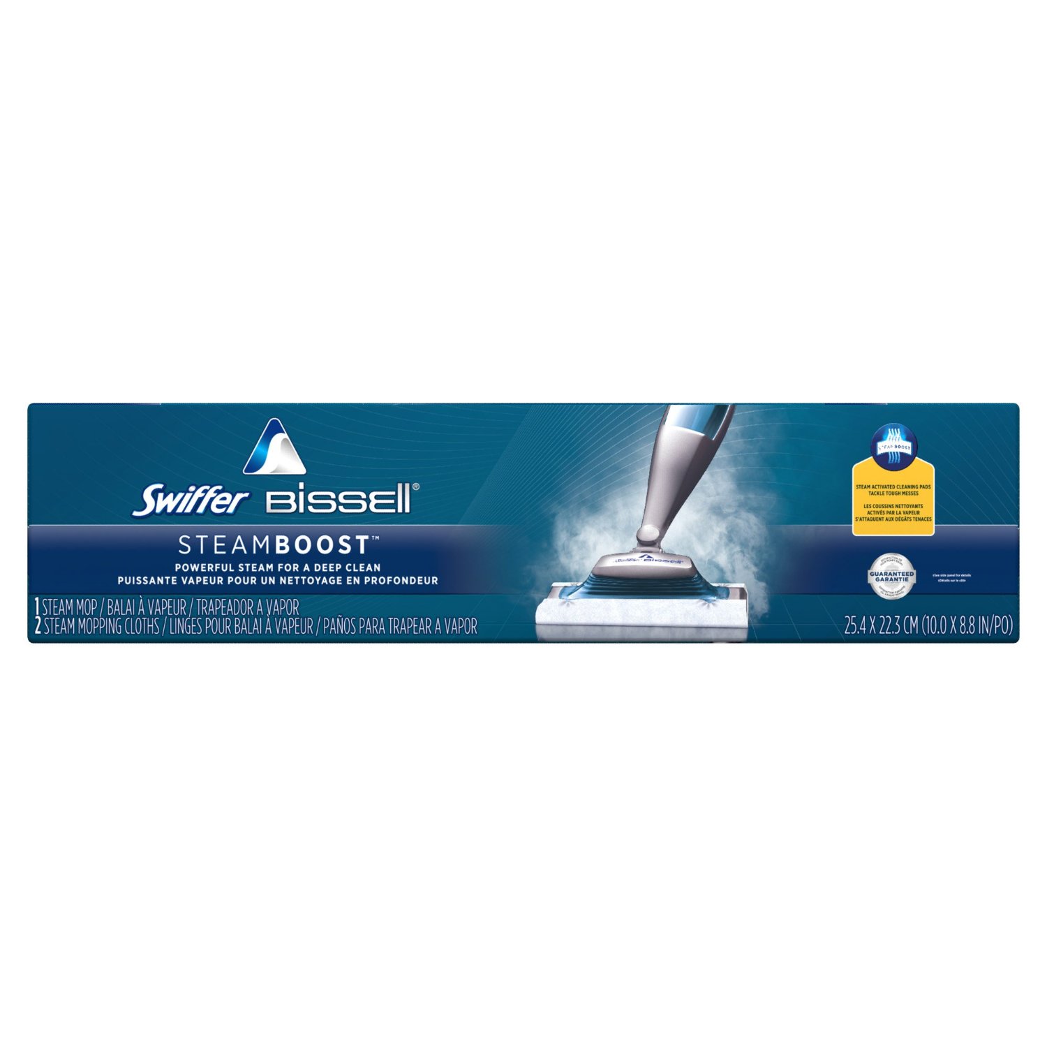 Swiffer SteamBoost powered by Bissell Steam Mop Starter Kit N2 free
