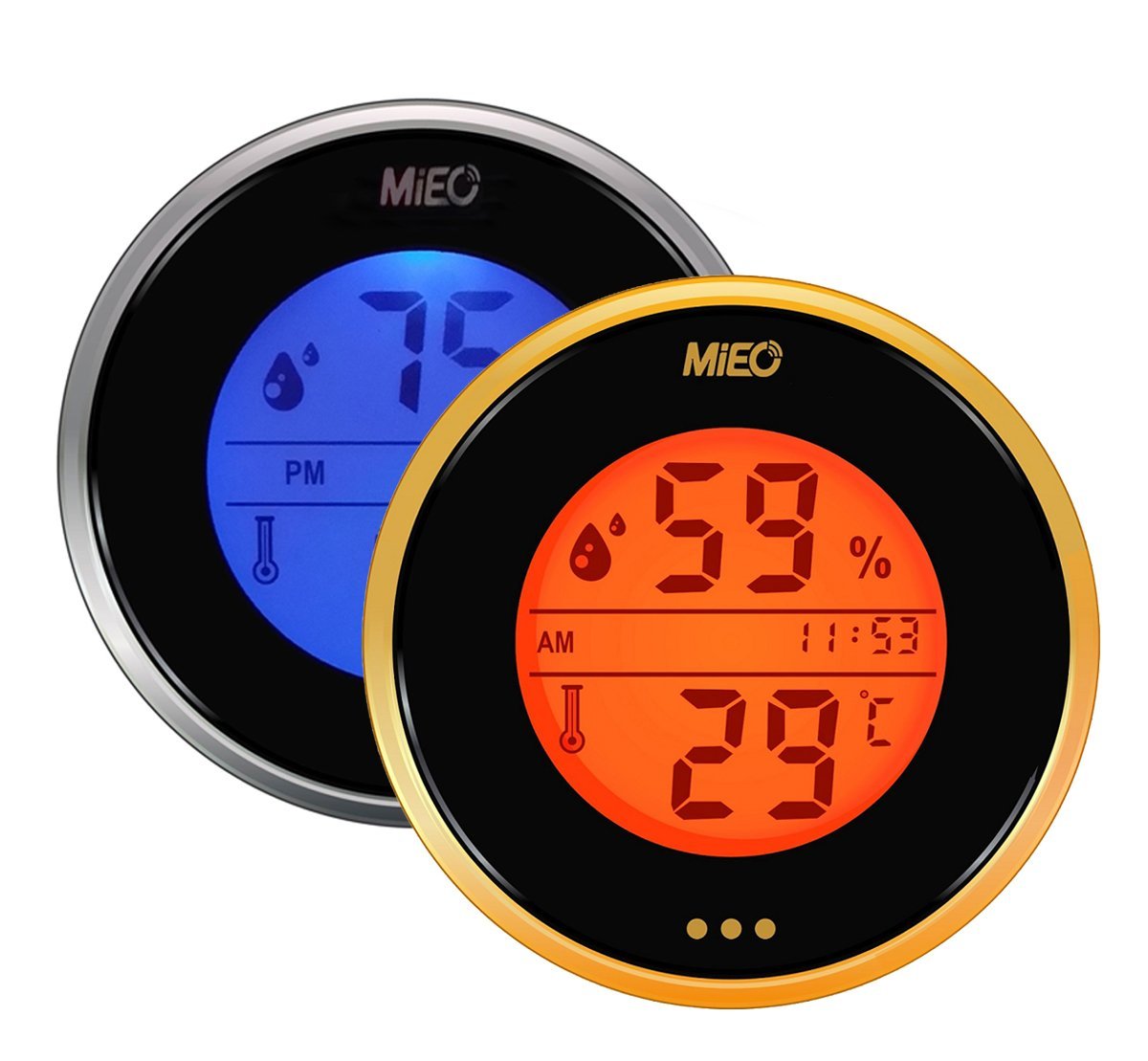 Incubator Thermometer Hygrometer with Hi/Low Memory and Touch Checking
