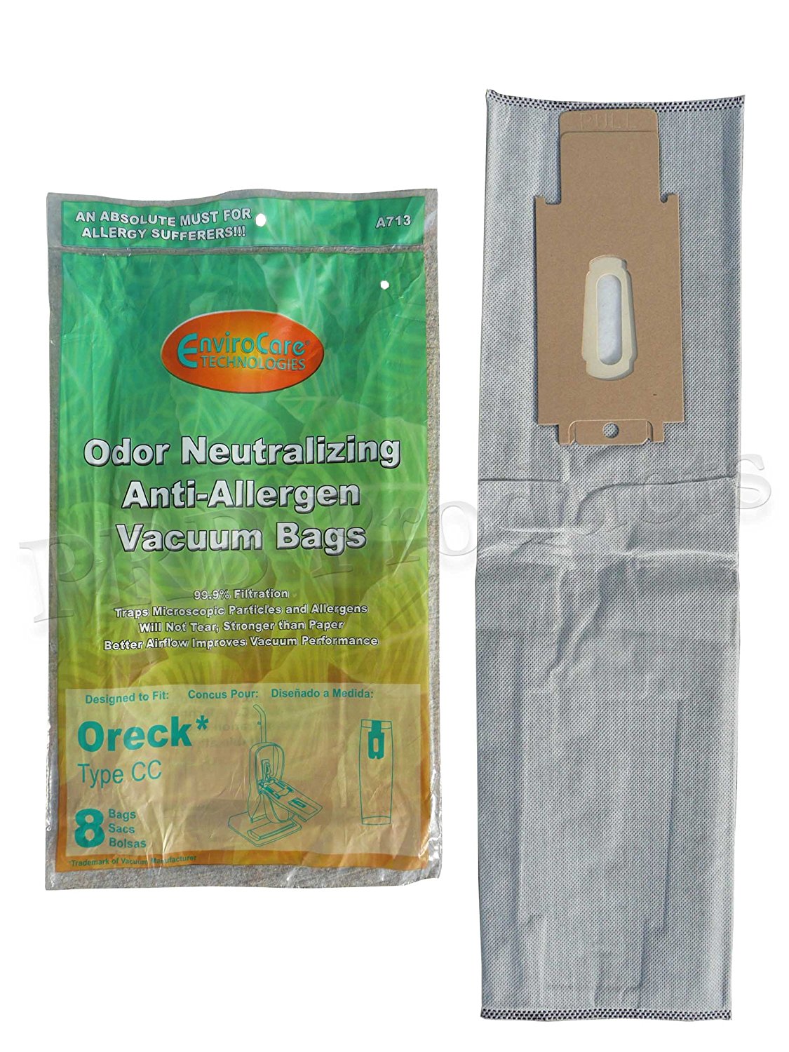 8 Oreck TYPE CC xl HEPA Filtration Allergy Odor Neutralizing vacuum