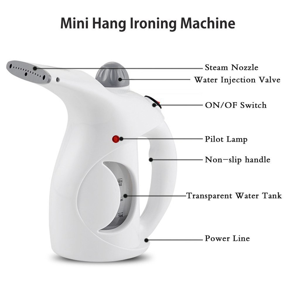 Handheld Garment Steamer Fabric Steamer Facial Steamer Househould Vapor