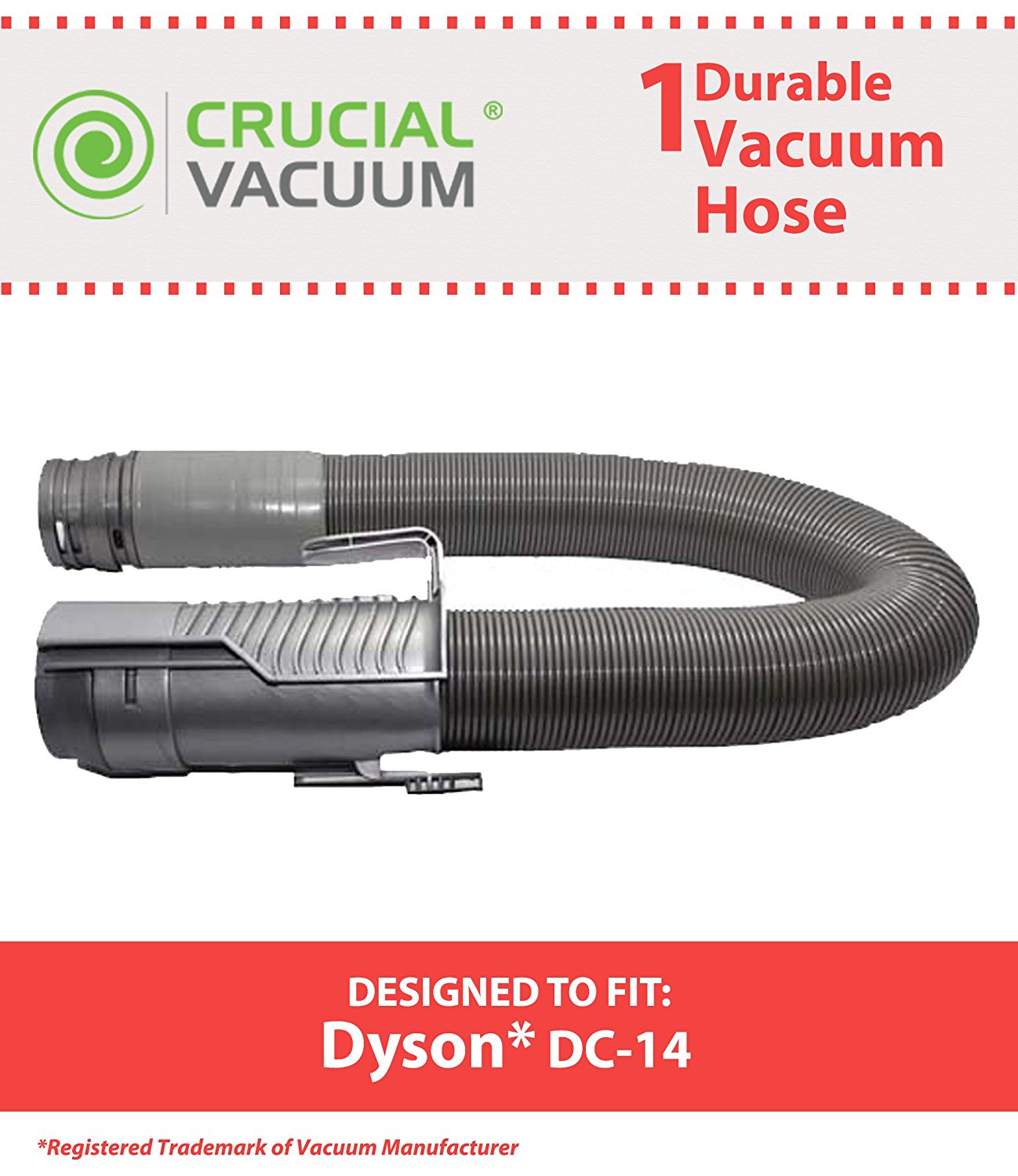 Dyson DC14 Replacement Grey Hose for Dyson Vacuum DC14; Replaces Dyson
