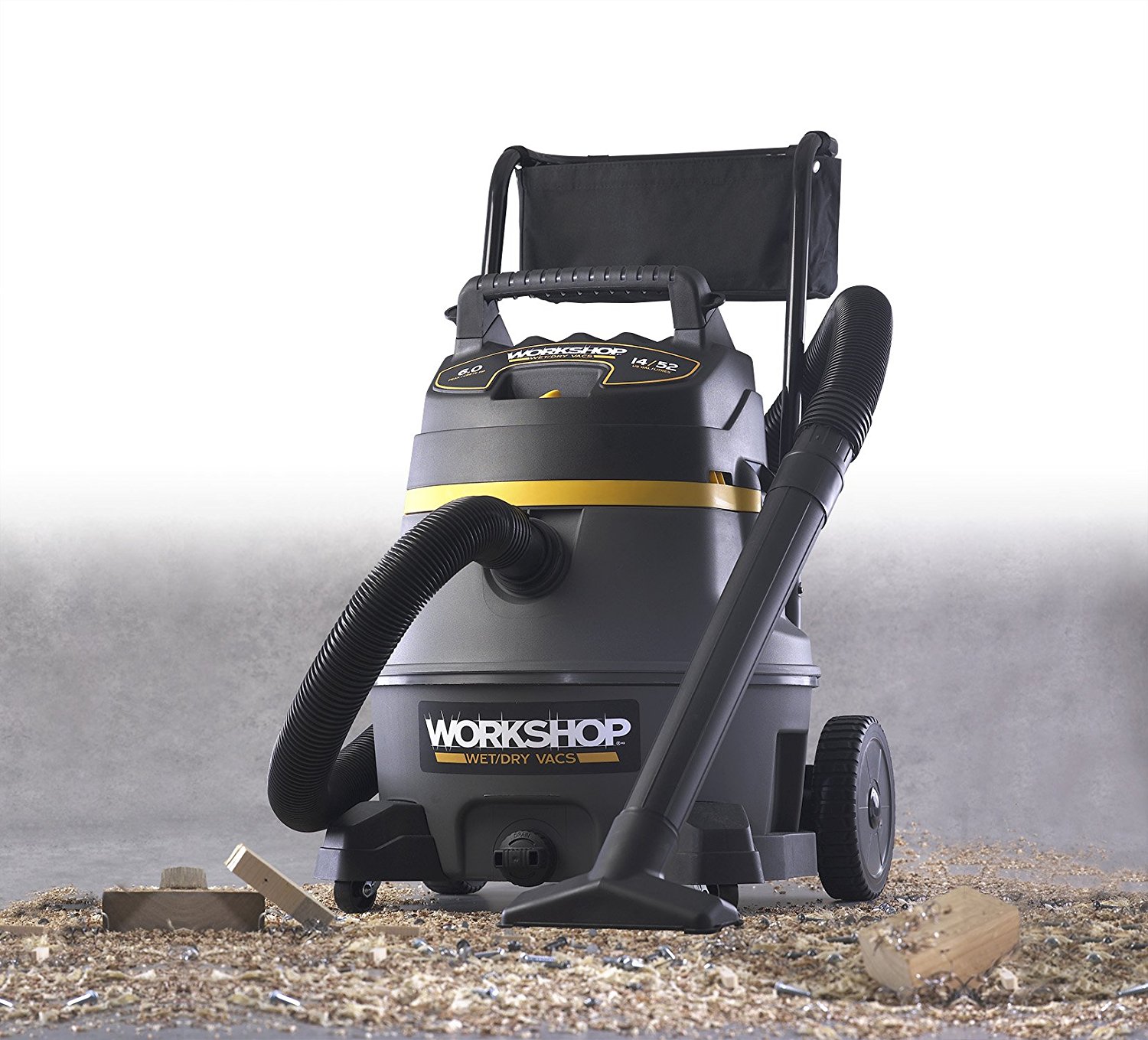 Wet Dry Vac WS1400CA High Power Wet Dry Vacuum Cleaner, 14