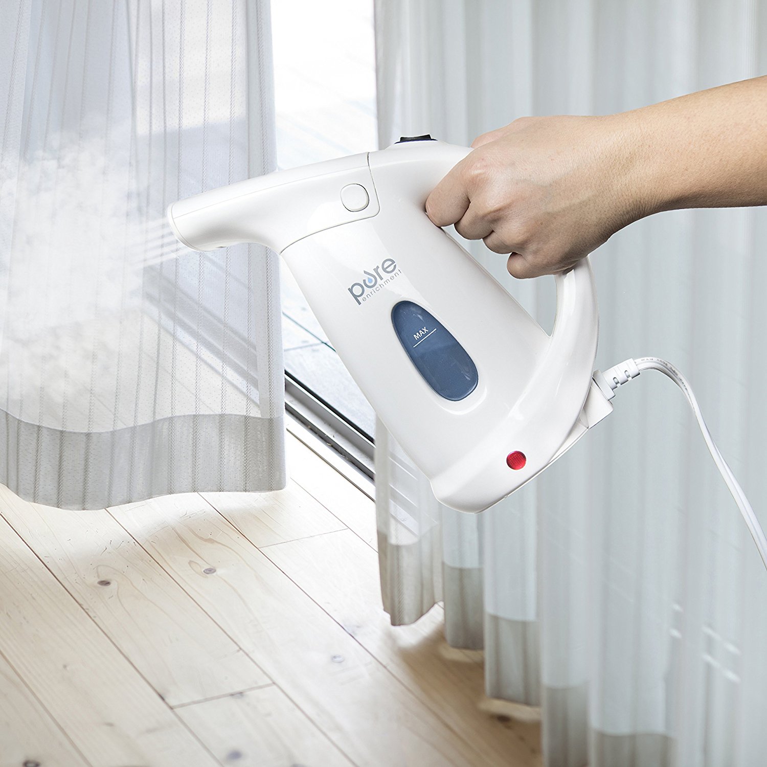 PureSteam Deluxe Handheld Garment Steamer Powerful Portable Fabric