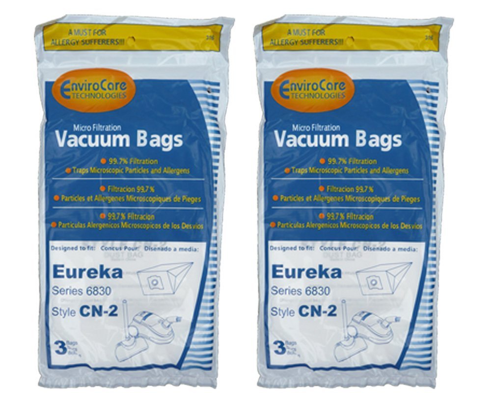 6 Eureka EX Allergy canister Vacuum Bags Excalibur, Home Cleaning
