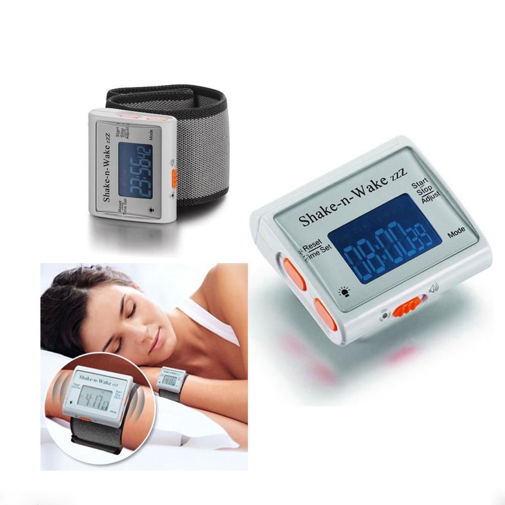 Silent Vibrating Personal Alarm Clock Wrist Watch Digital LED Clock
