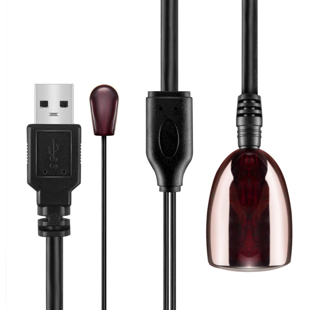 IR Infrared Remote Control Extender Repeater Cable (10 Feet) IR