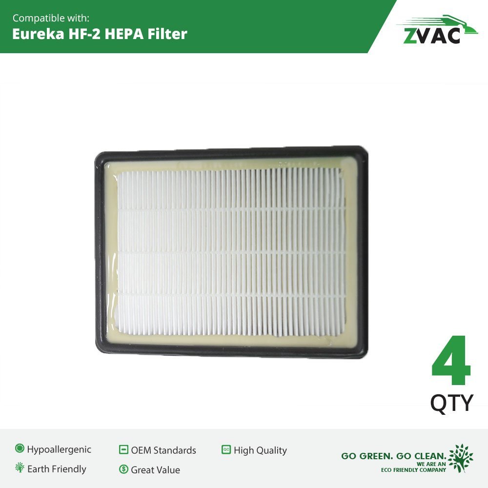 Eureka HF2 HF2 HEPA Filters 2 Pack Similar to Part 61111, 61111A