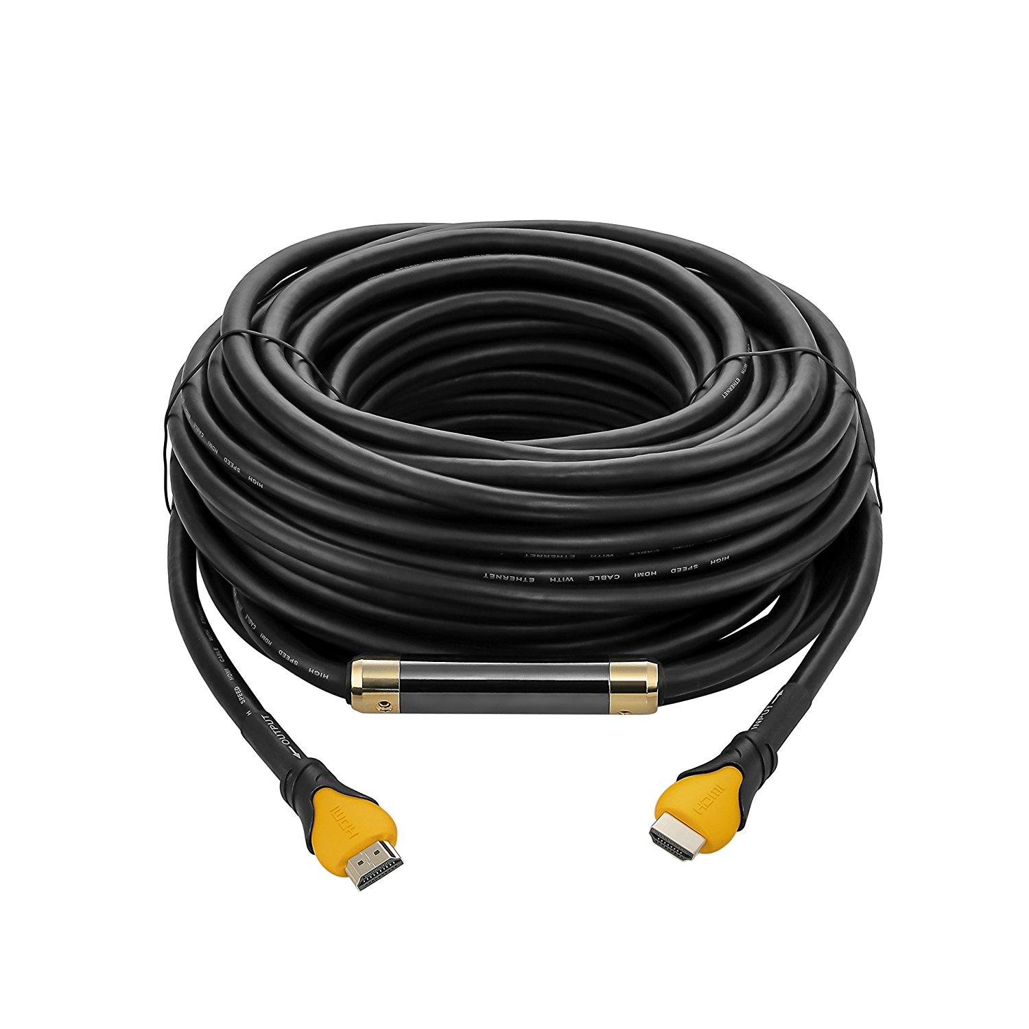 Atech Series Blue&black High speed Hdmi Cable 100 Ft with Builtin