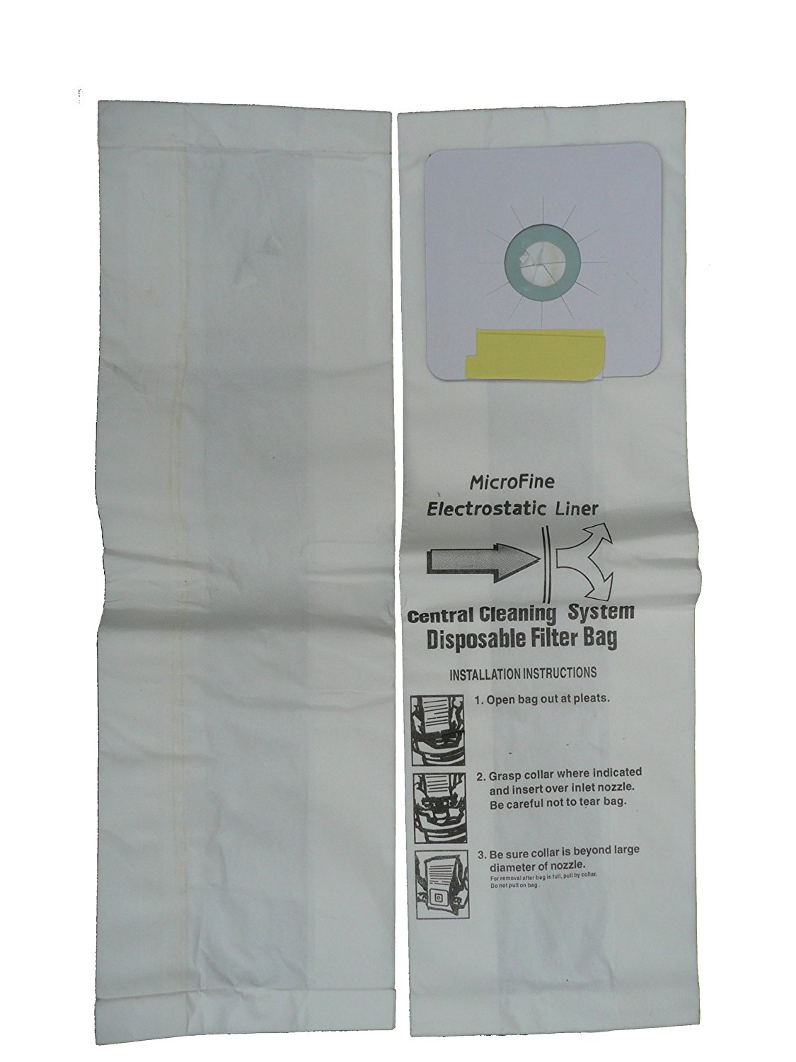 3 Central Vacuum Cleaner bags For Nutone Broan Cyclovac Dynavac Easyflo