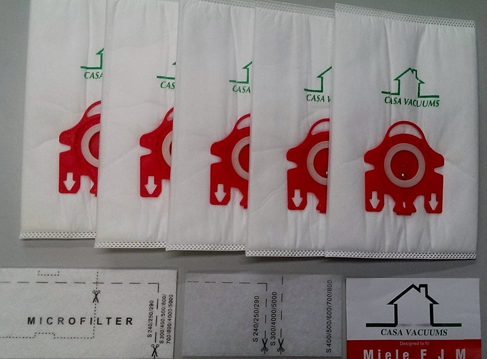 Miele FJM Bags 10 3D Bags + 2 AirClean Filters + 2 Motor Protection