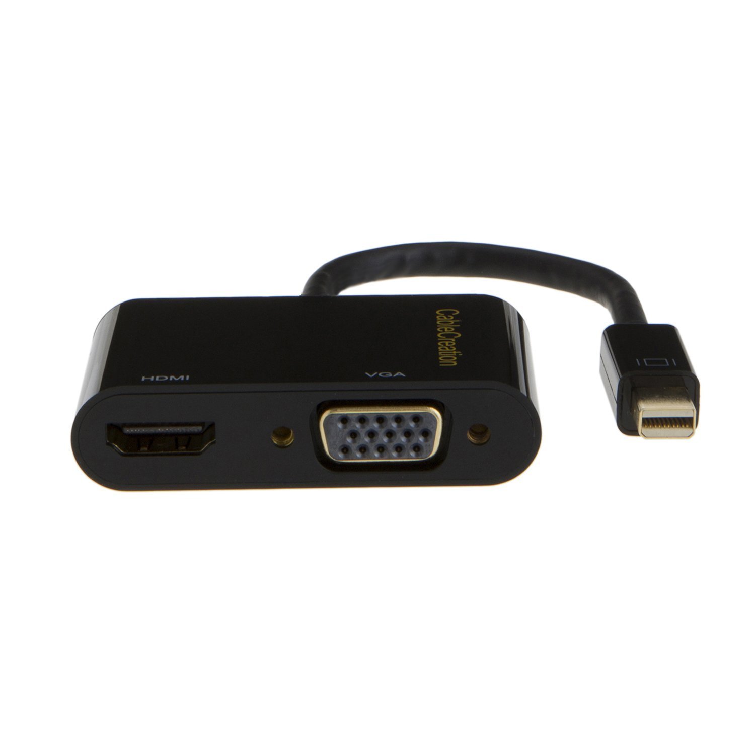 Mini DP to HDMI VGA Adapter, 2in1 (TwoInOne) Mini DisplayPort