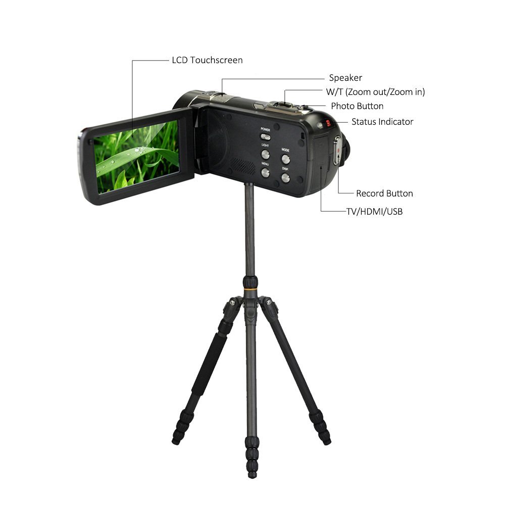 MARVUE 318 Full HD Digital Camcorder 1080p 30fps Max. 24.0 MP Full