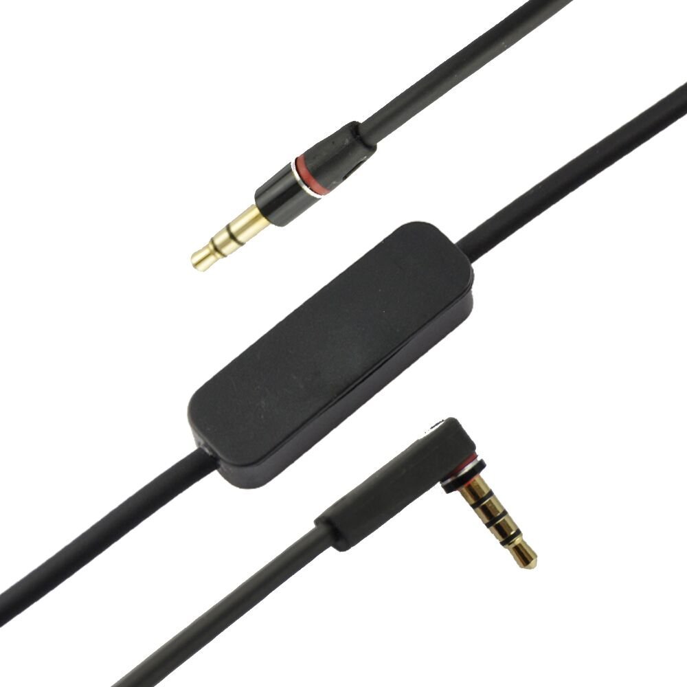 Seadream 2Pack 6 inch 4Pole 3.5mm Male Right Angle to 3.5mm Female