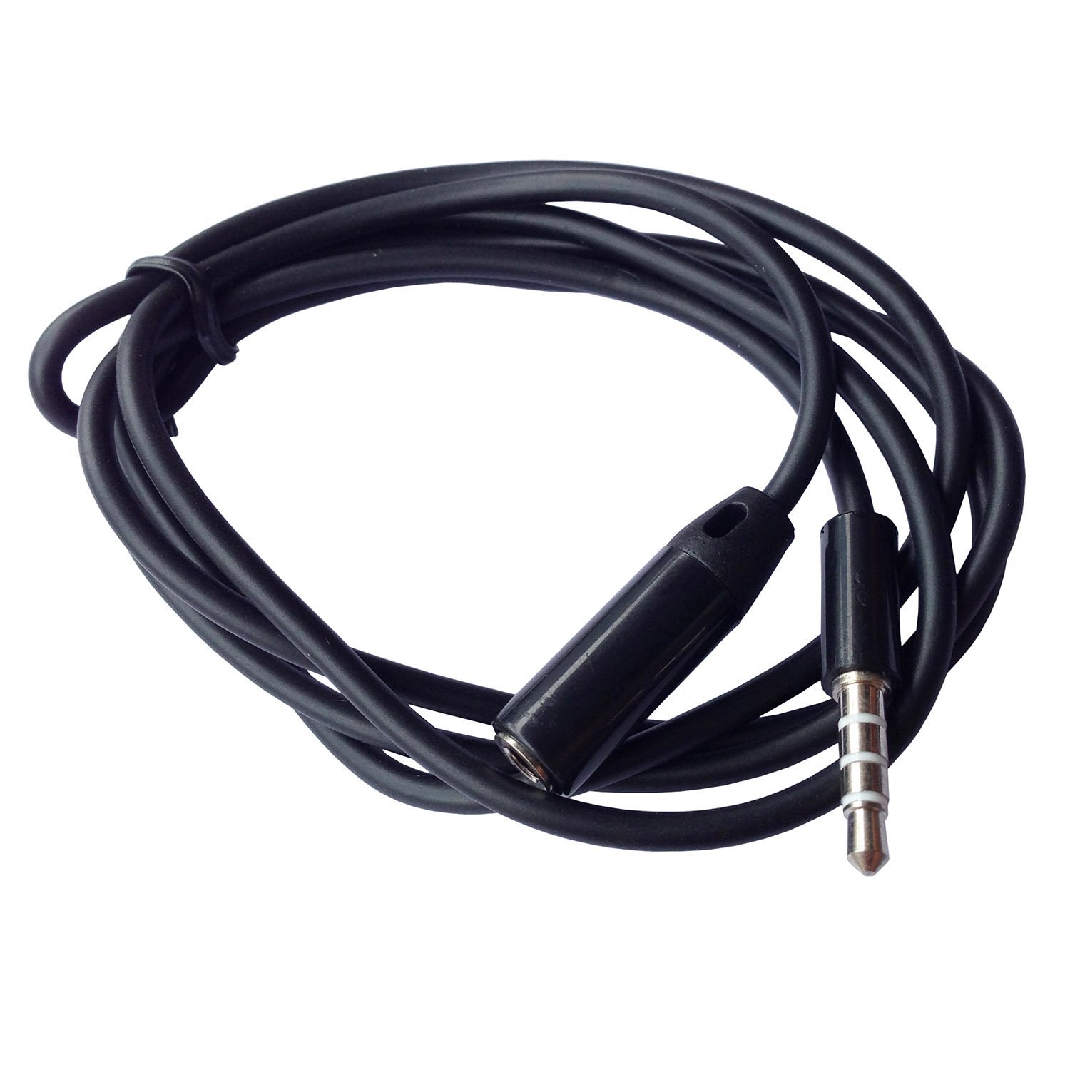 Conwork 2Pack 3.5mm 4Pole Male to Female Auxiliary Extension Audio