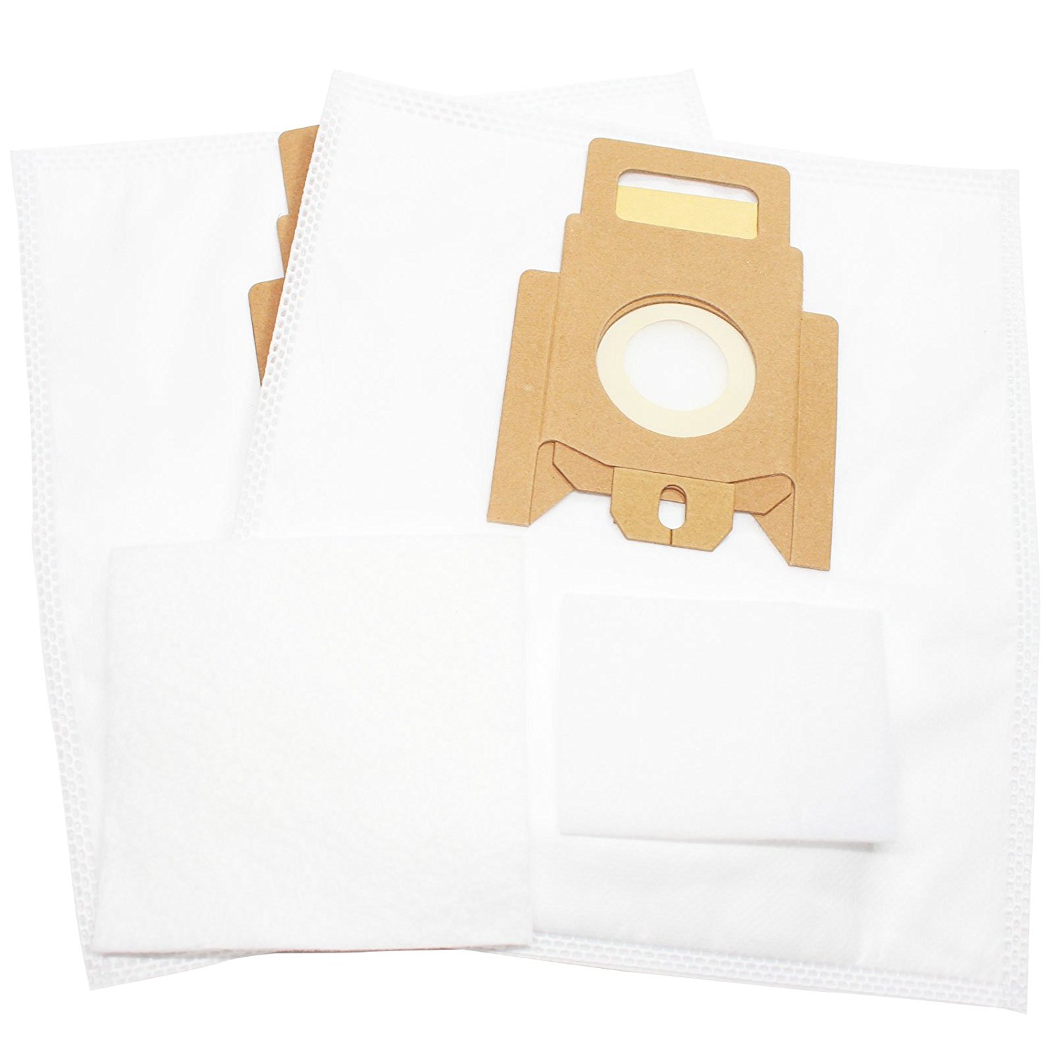 6 Replacement Miele Swing H1 QuickStep Vacuum Bags with 6 Micro Filters