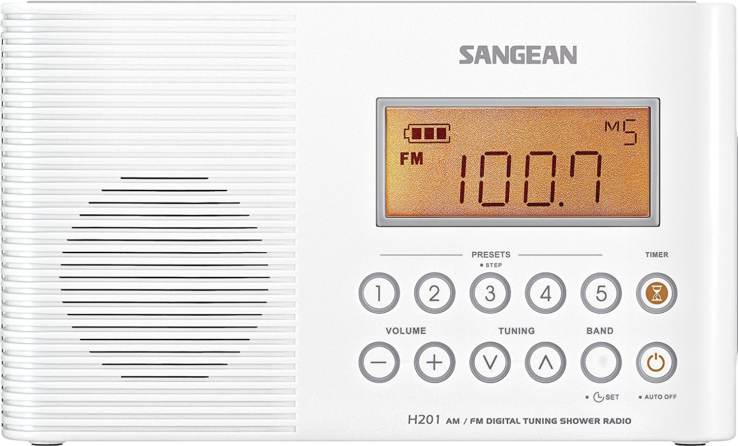 Sangean Am/fm Digital Shower Radio N7 free image download