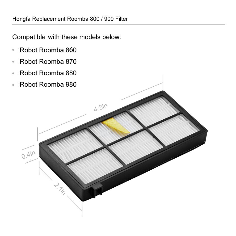 10pcs HEPA Filter for iRobot Roomba 800 870 880 980 Vacuum Cleaner