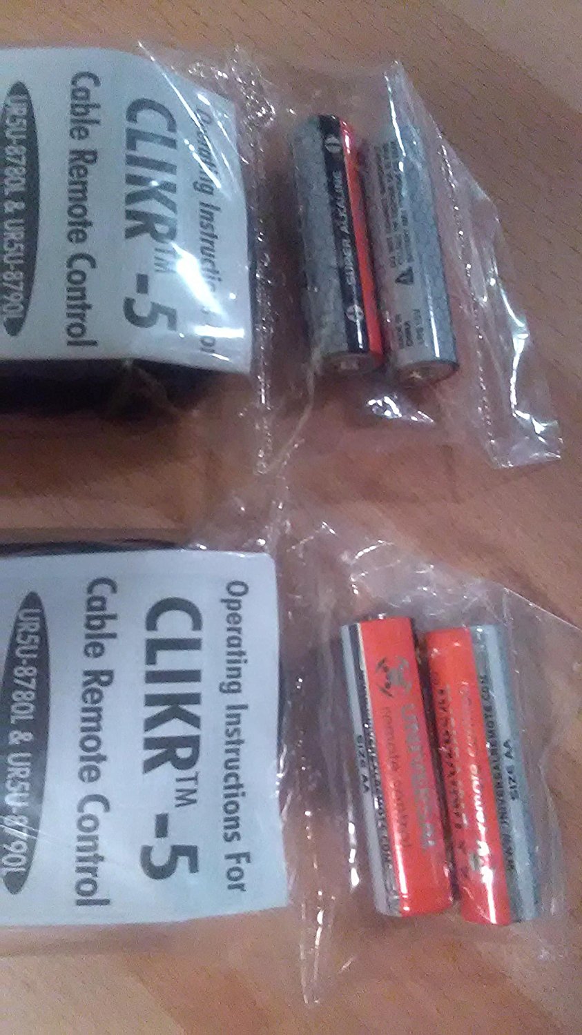 Clikr-5 Time Warner Cable Remote Control Ur5u-8780l (2 Pack Deal) N6