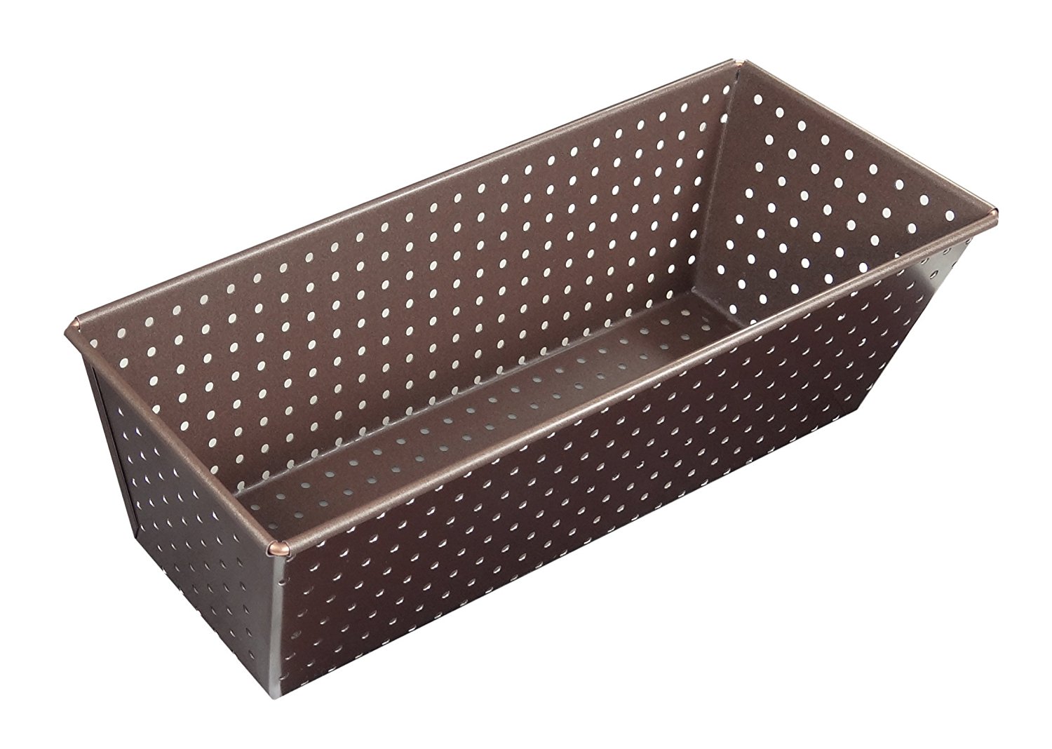Paderno World Cuisine A4982313 NonStick Perforated Loaf Pan, Brown free image download