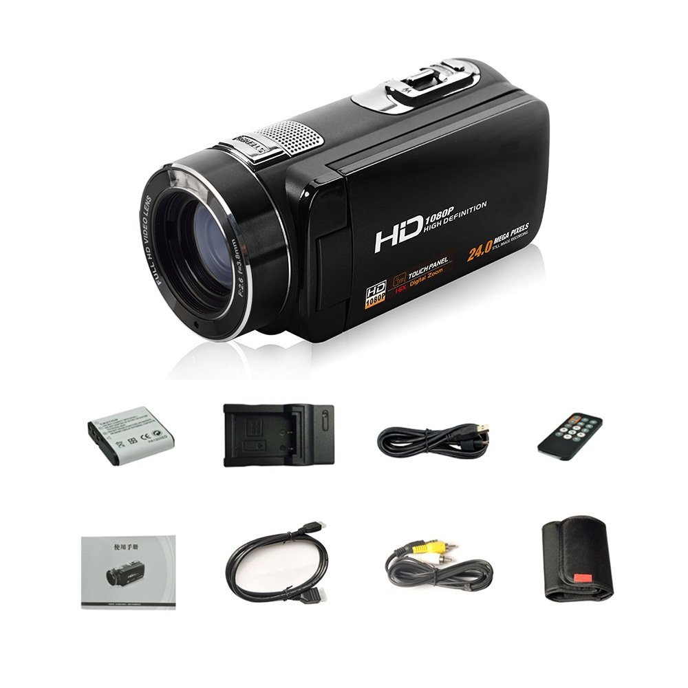 MARVUE 318 Full HD Digital Camcorder 1080p 30fps Max. 24.0 MP Full