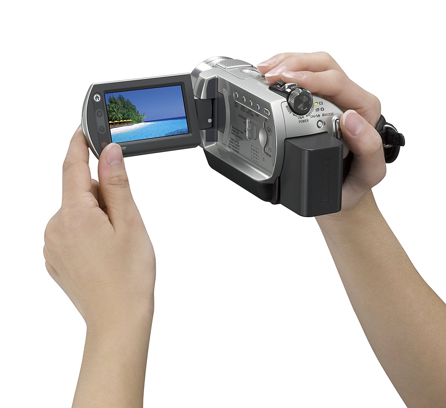 Sony DCRSR300 6.1MP 40GB Hard Disk Drive Handycam Camcorder with 10x
